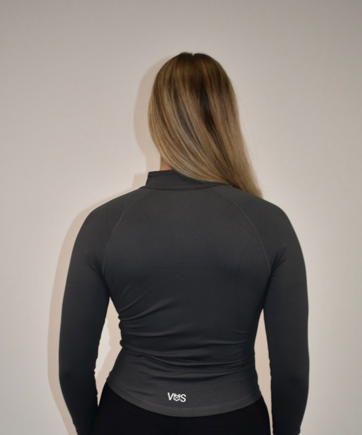 Pulse Carbon Grey Zip Jacket