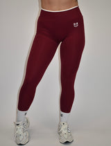 Motion Wine Red Leggings