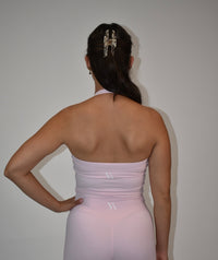 Reform Marshmallow Halter Neck Top