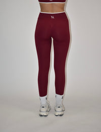 Motion Wine Red Leggings