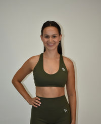 Reform Khaki Sports Bra