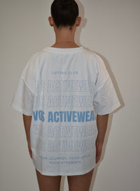 White Bubble Oversized T-shirt