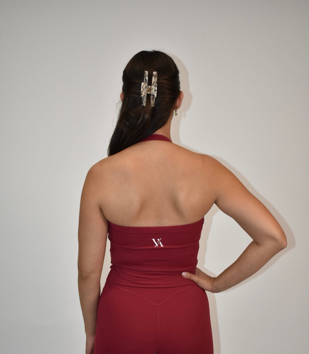 Reform Rouge Halter Neck Top