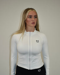 Pulse White Zip Jacket