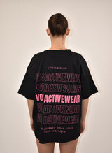 Black Bubble Oversized T-shirt