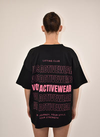 Black Bubble Oversized T-shirt