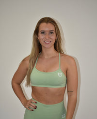 Active Pastel Green Sports Bra