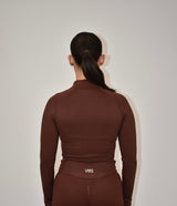 Pulse Mocha Zip Jacket