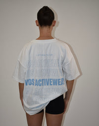 White Bubble Oversized T-shirt