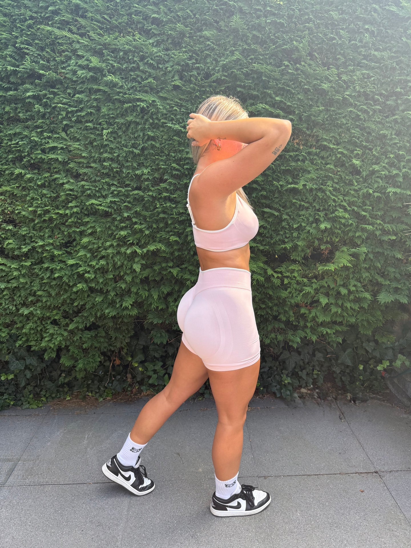 Pastel Pink Motion Shorts