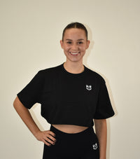 Noir Pulse cropped top