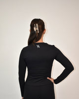 Reform Black Long Sleeve top