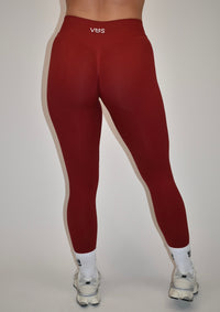 Bordeaux red Pulse leggings