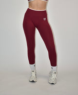 Motion Wine Red Leggings