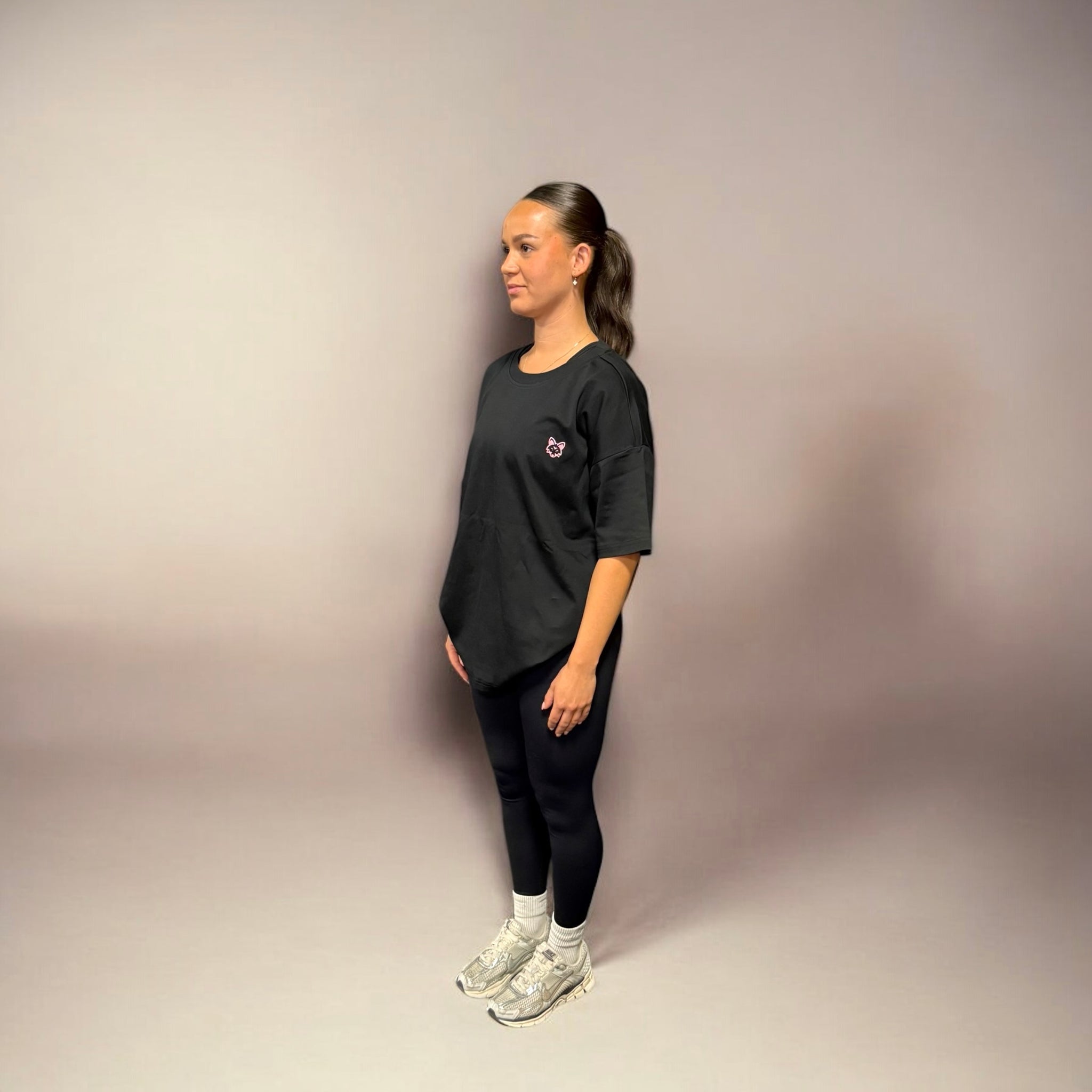 Black Bubble Oversized T-shirt
