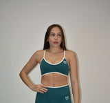 Motion Emerald Green Sports Bra