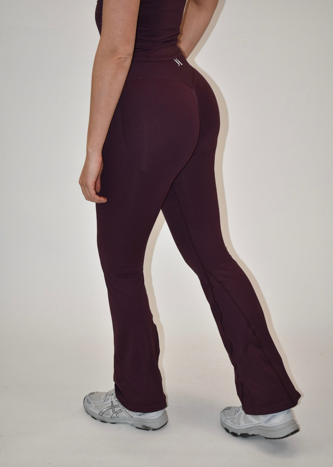 Pulse Chestnut Brown Flare Leggings
