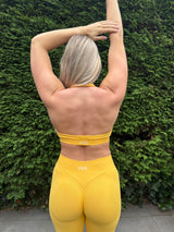 Pulse Yellow Sports Bra