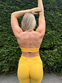 Pulse Yellow Sports Bra