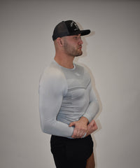 Apex Grey Long Sleeved Compression Shirt