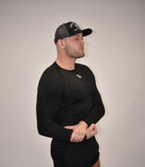 Apex Black Long Sleeved Compression Shirt