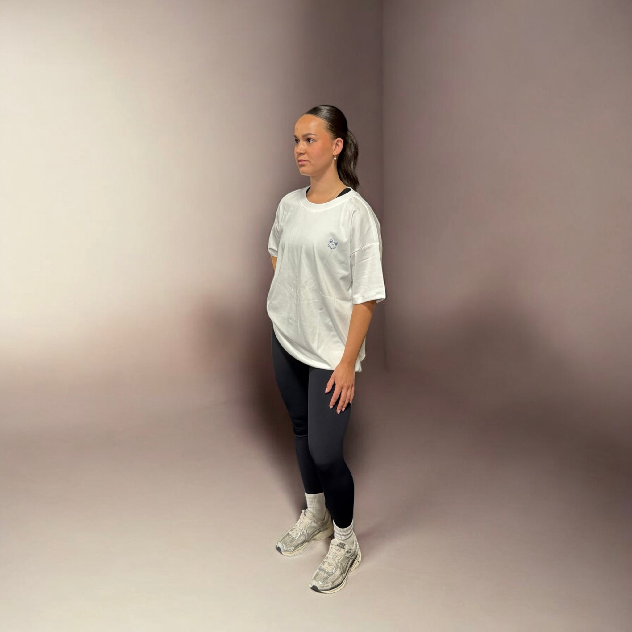 White Bubble Oversized T-shirt