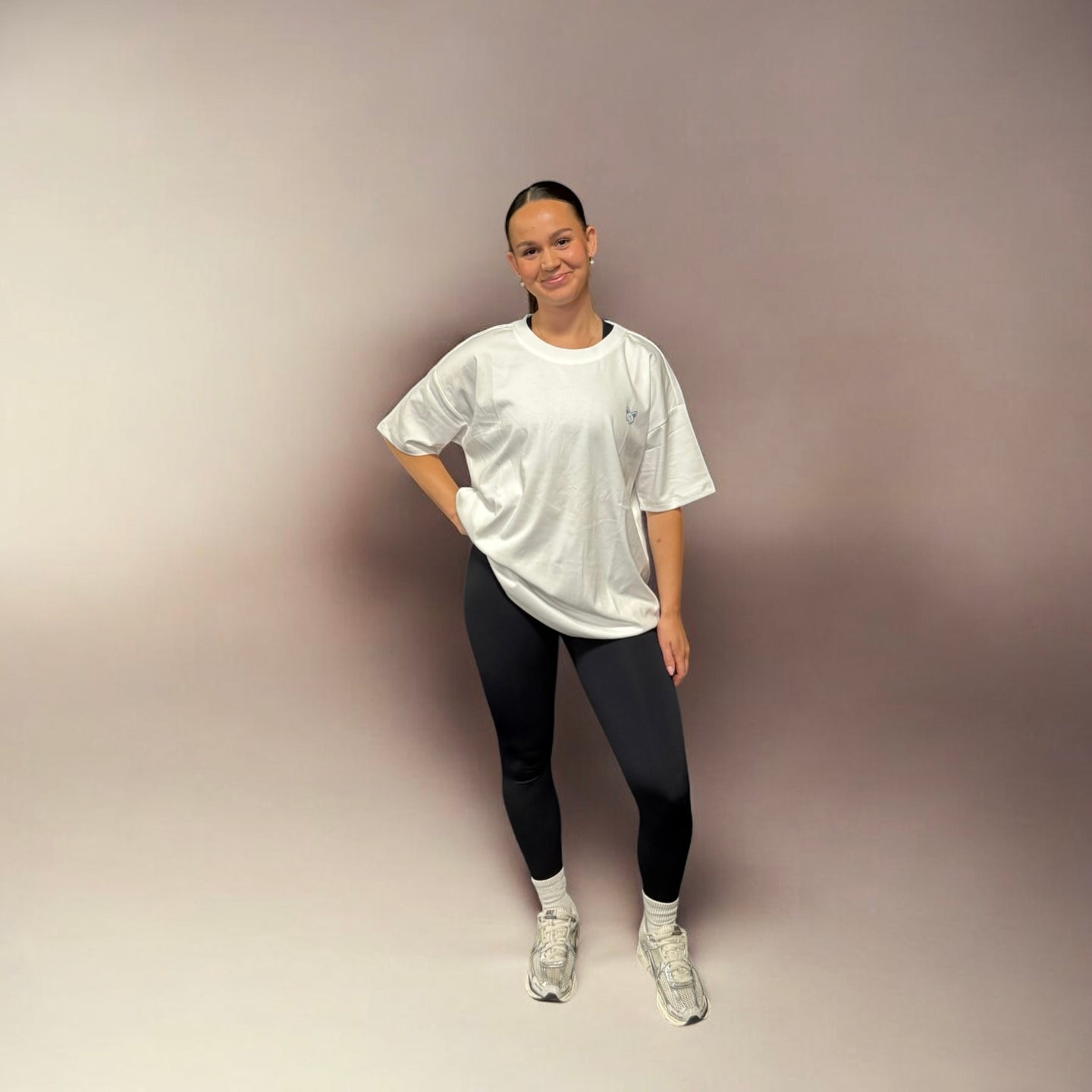 White Bubble Oversized T-shirt