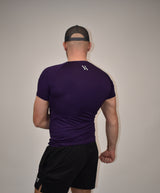 Apex Purple Short Sleeved Compression Shirt