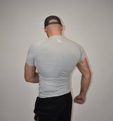 Apex Grey Short Sleeved Compression Shirt