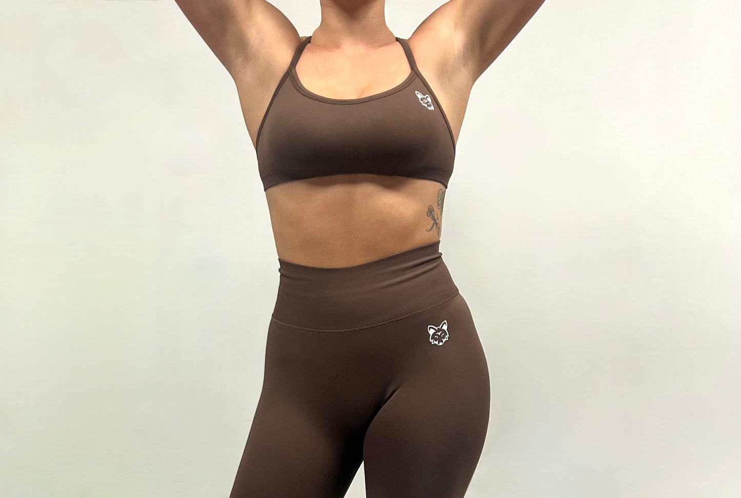 Active Sport Bra Chocolate Brown