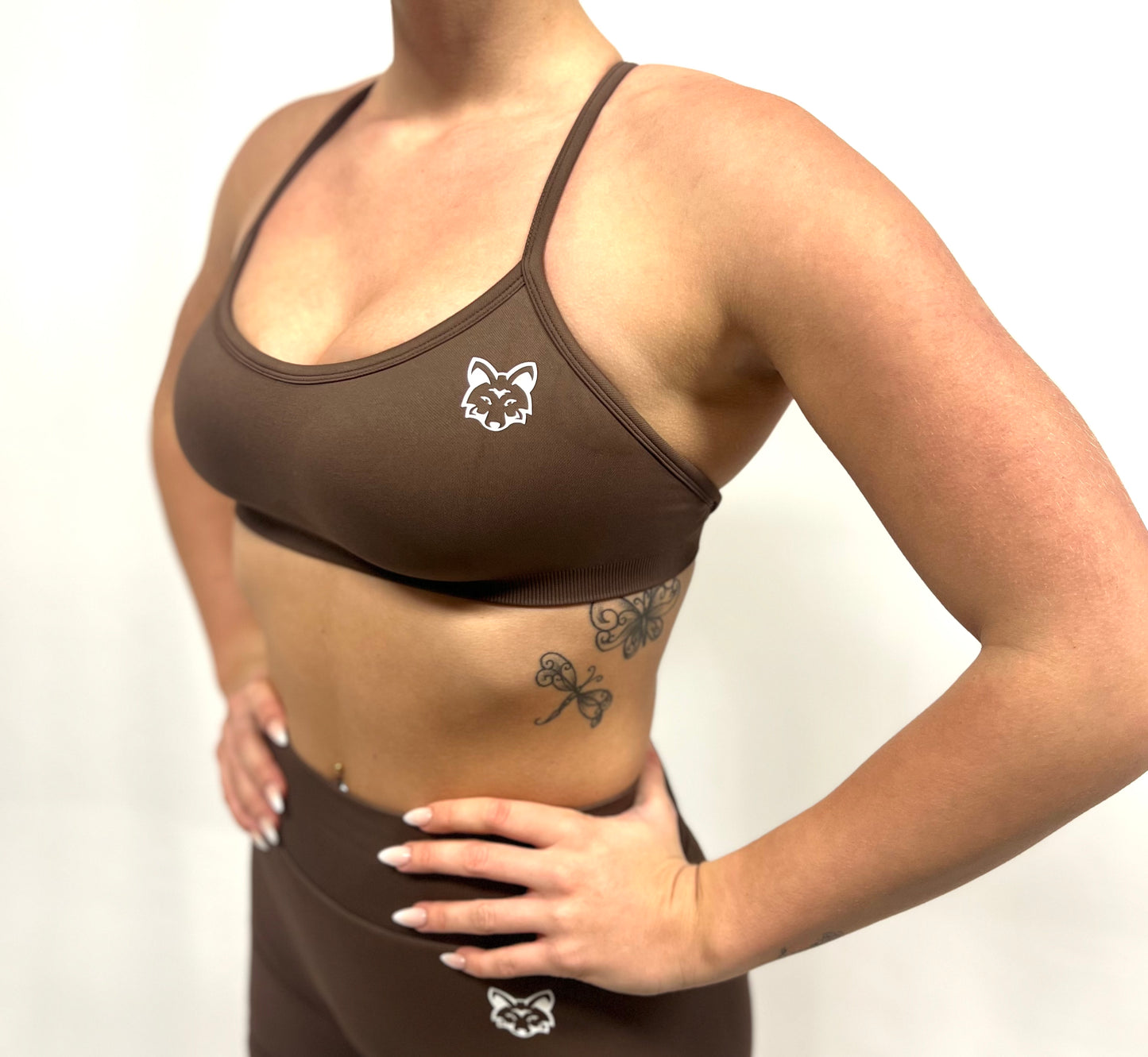 Active Sport Bra Chocolate Brown