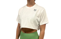 Sculpt White Cropped T-shirt